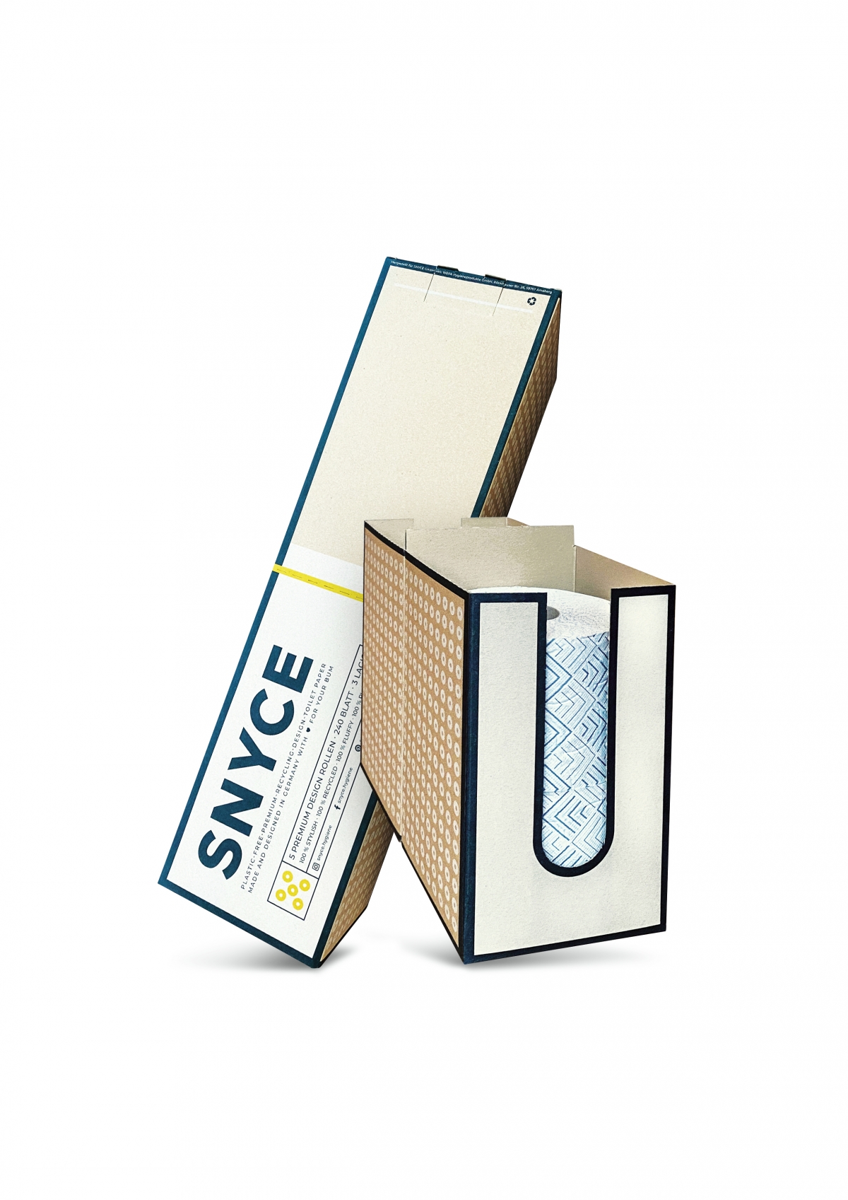 创意卡盒 卫生纸包装 卡盒  红点包装设计奖2021年