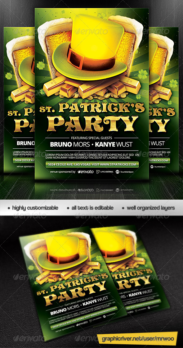 saint-patricks-party-flyer-templateŷ纣ģԴļ (23)