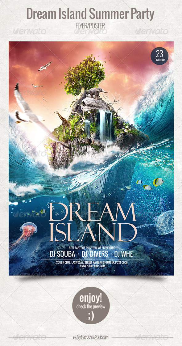 dream-island-summer-party-flyerposteŷ纣ģԴļ (19)