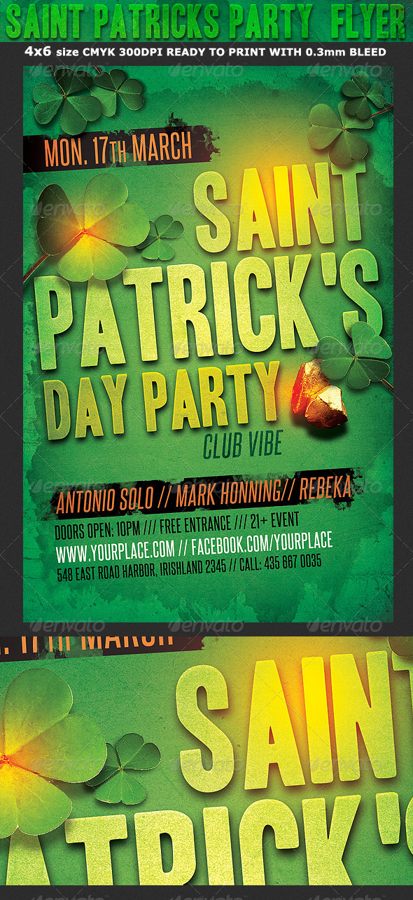 saint-patricks-party-flyer-templateŷ纣ģԴļ (22)