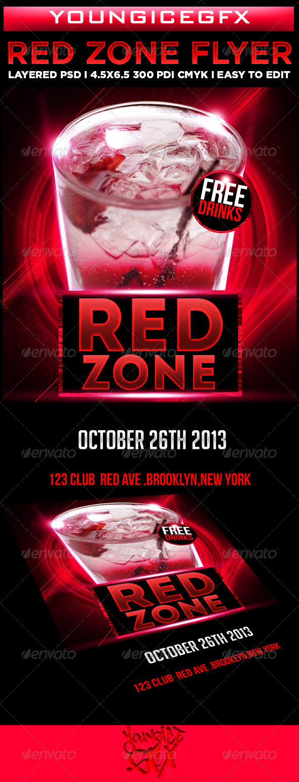 red-zone-flyer-templateŷ纣ģԴļ (18)