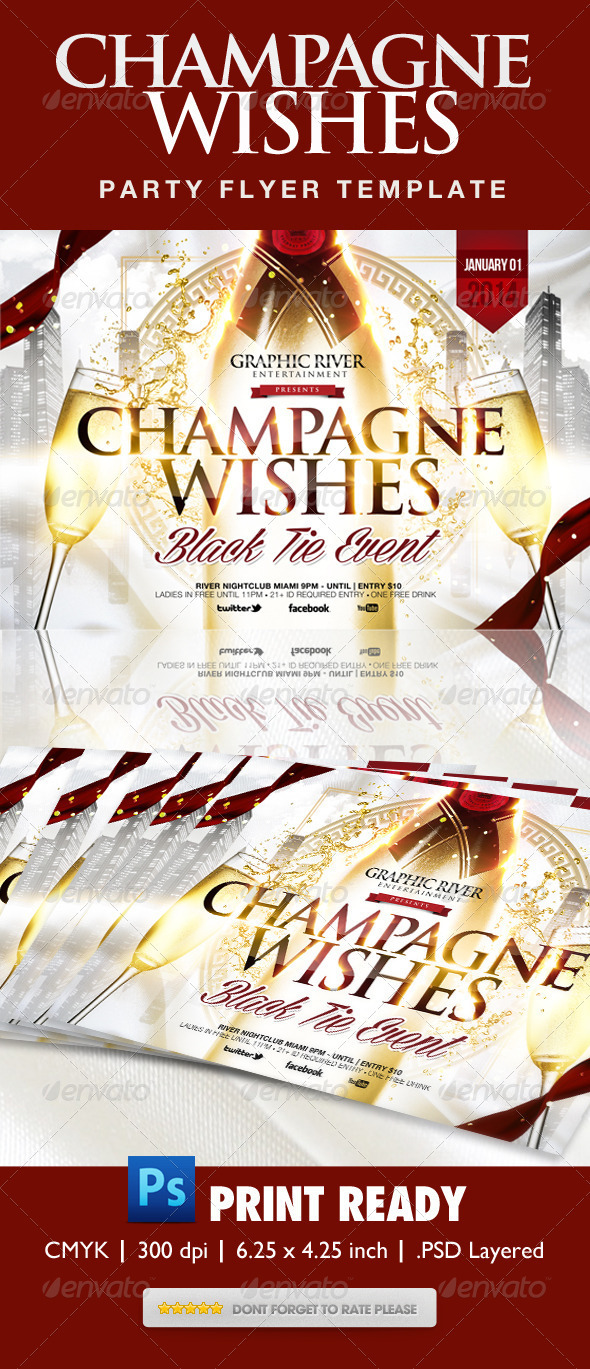 champagne-wishes-flyer-templateŷ纣ģԴļ (7)