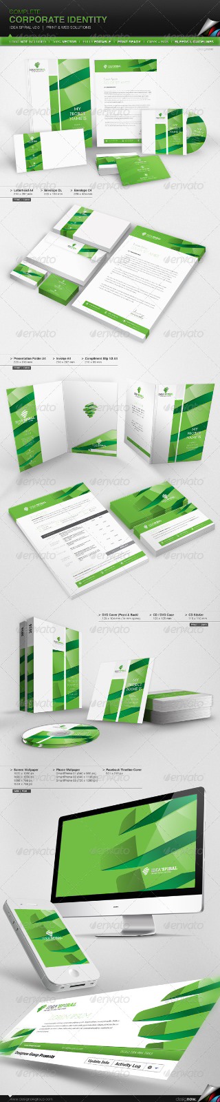 VISԴļ corporate-identity-idea-spiral